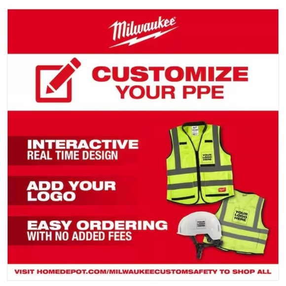 NWT Milwaukee Mesh Safety Vest - Picture 4 of 8